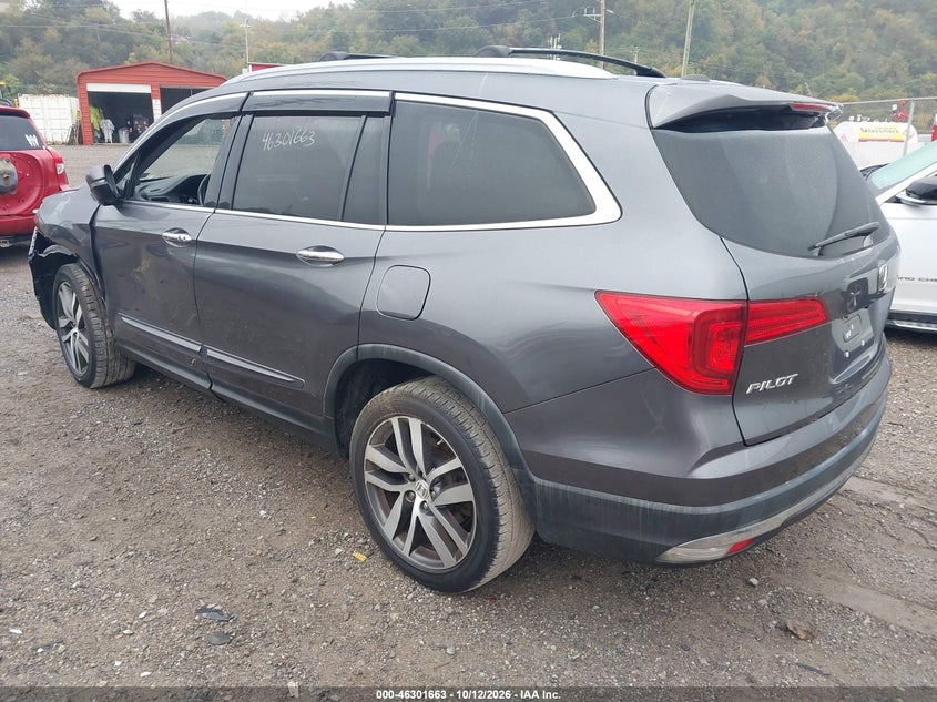 Vin: 5fnyf6h08gb062279, lot: 46801862, honda pilot elite 20163