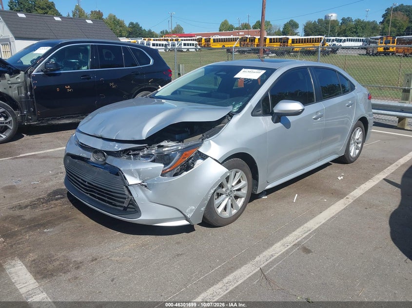 Vin: jtdb4mee7p3002586, lot: 46801898, toyota corolla le 20232