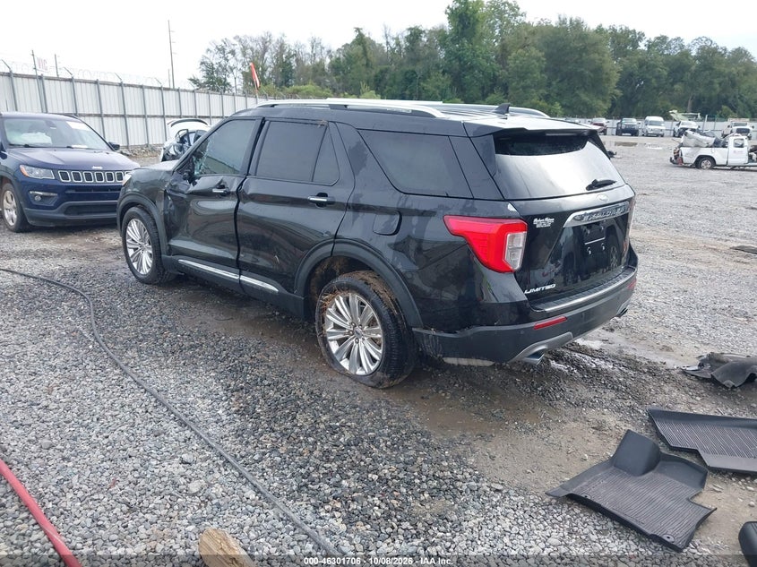 Vin: 1fmsk7fh6mga67624, lot: 46801905, ford explorer limited 20213