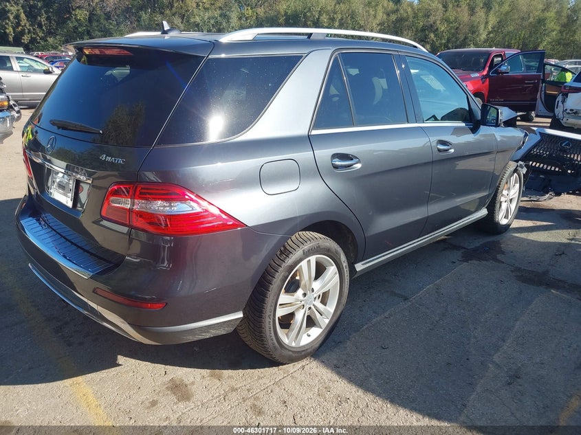 Vin: 4jgda5hb7ea363118, lot: 46801916, mercedes-benz ml 350 4matic 20144