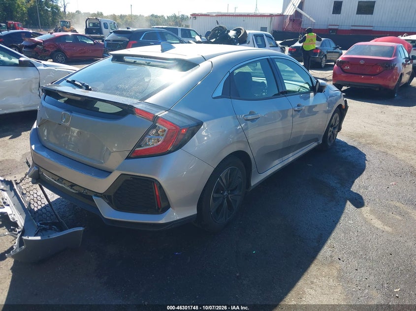 Vin: shhfk7h69ju415583, lot: 46801947, honda civic ex 20184