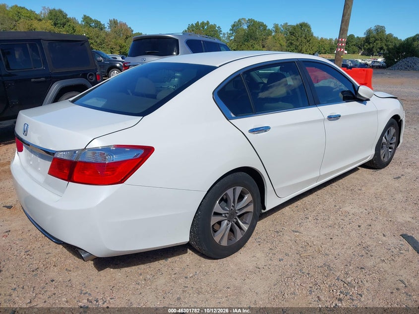 Vin: 1hgcr2f33da157992, lot: 46801981, honda accord lx 20134