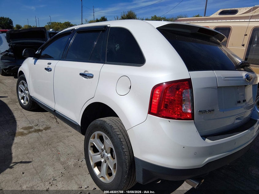 Vin: 2fmdk3jc6bba91360, lot: 46801987, ford edge sel 20113