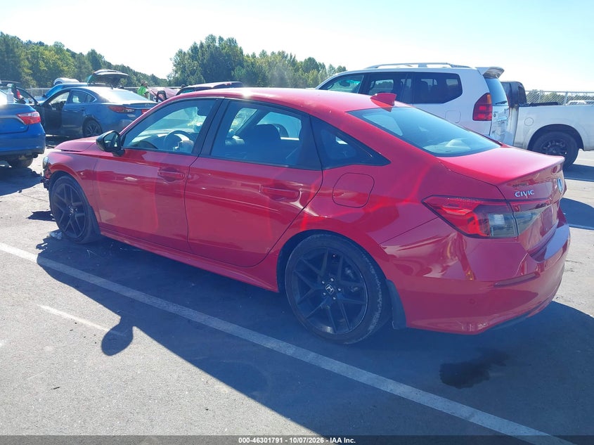 Vin: 2hgfe2f58nh592889, lot: 46801990, honda civic sport 20223
