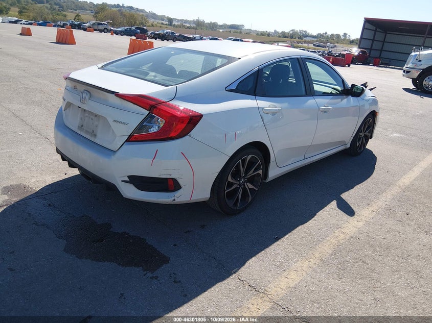 Vin: 2hgfc2e83lh560284, lot: 46802004, honda civic sport 20204
