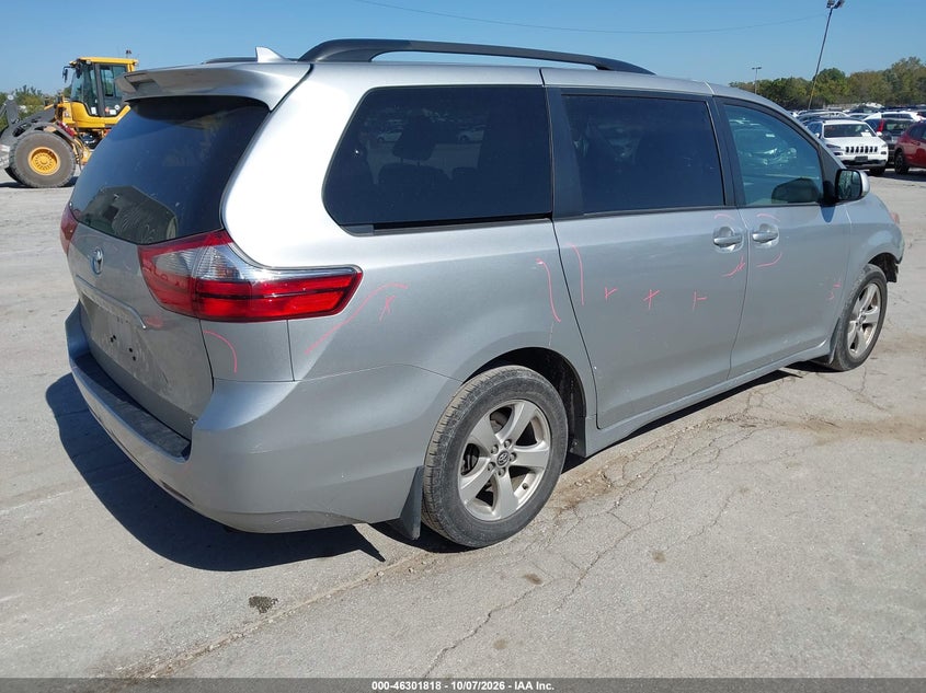 Vin: 5tdkz3dc8ls054474, lot: 46802017, toyota sienna le 20204