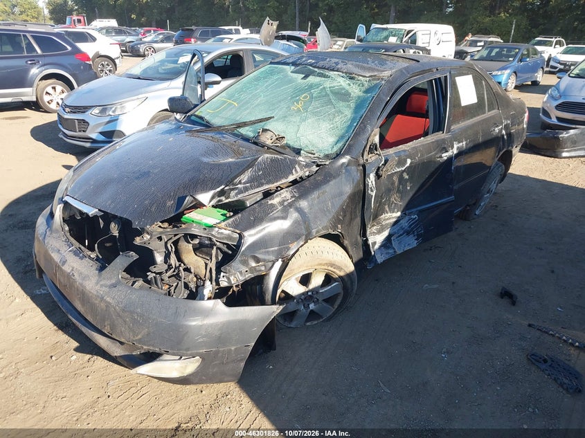 2007 Toyota Corolla S, All Over, IAAI, VIN 2T1BR32E37C730672 — photo 2