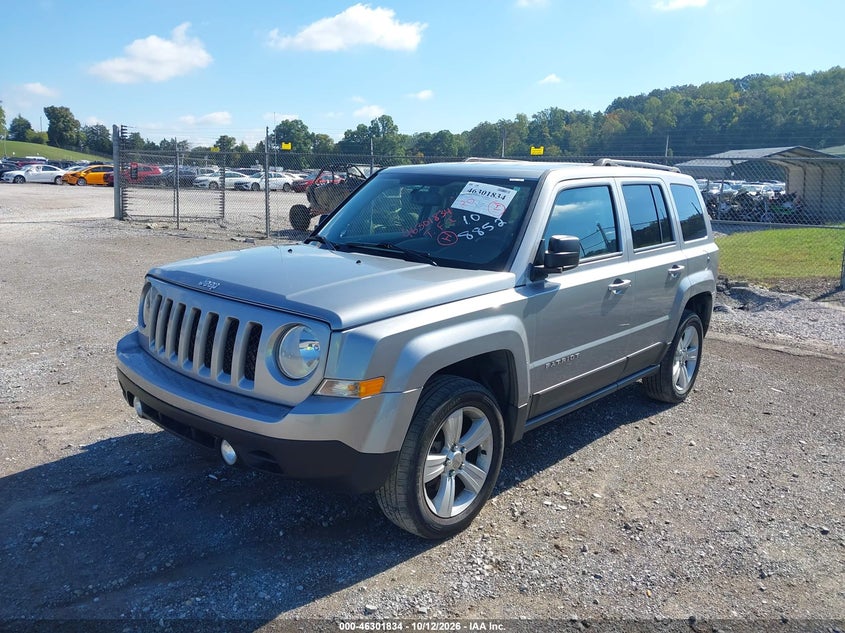 Vin: 1c4njrfbxhd158852, lot: 46802033, jeep patriot latitude 4x4 20172