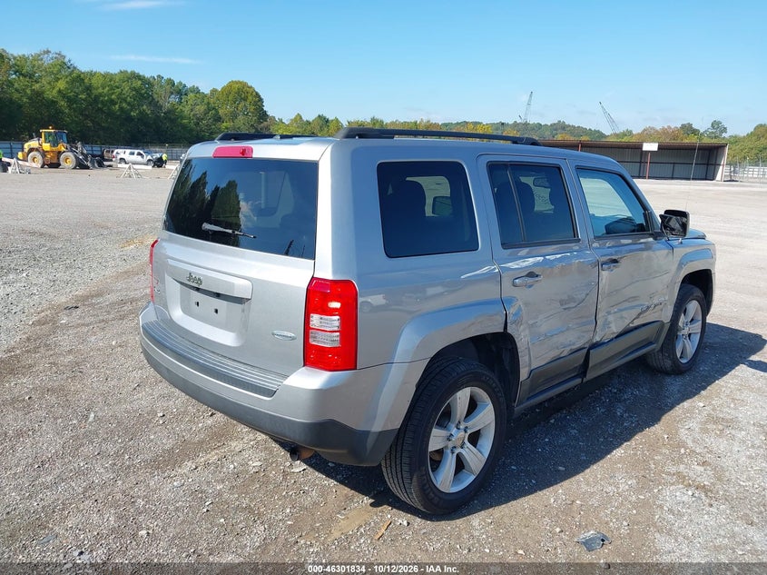 Vin: 1c4njrfbxhd158852, lot: 46802033, jeep patriot latitude 4x4 20174