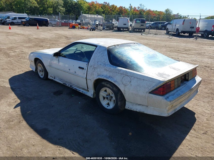 CHEVROLET CAMARO 1992 VIN 1G1FP23T1NL116295