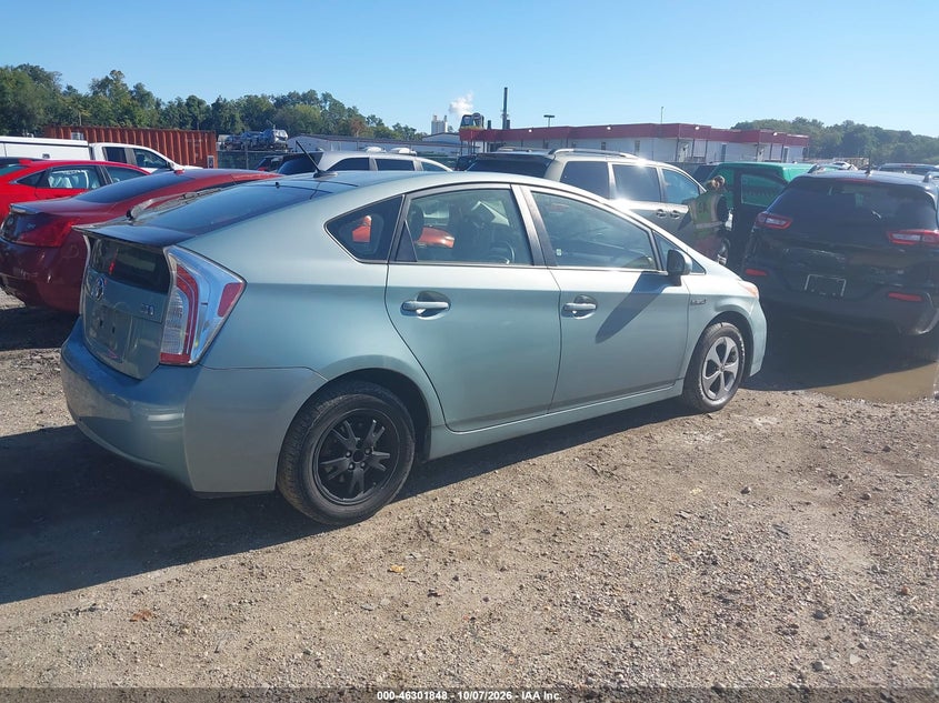 Vin: jtdkn3du2e1840789, lot: 46802047, toyota prius four 20144
