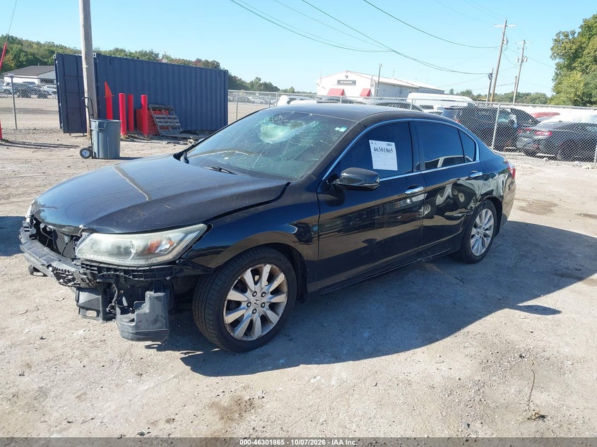 Vin: 1hgcr2f8xfa020398, lot: 46802064, honda accord ex-l 20152