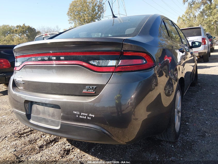 Vin: 1c3cdfbb3ed870087, lot: 46802074, dodge dart sxt 20144