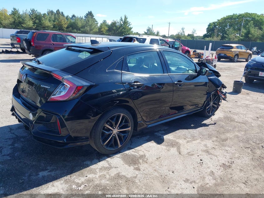 Vin: shhfk7h42lu224783, lot: 46802088, honda civic sport 20204