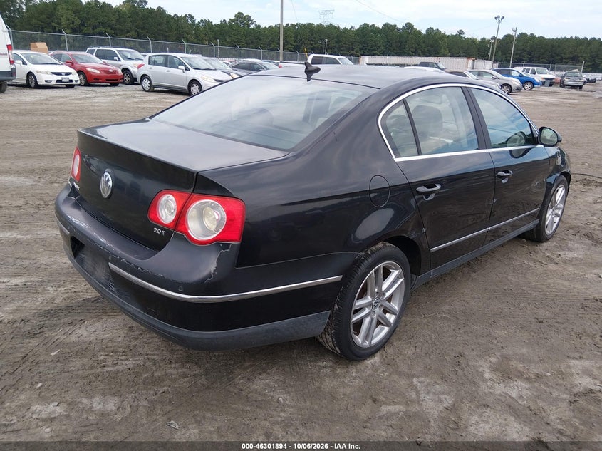 VOLKSWAGEN PASSAT 2008 VIN WVWEK73C38E083520