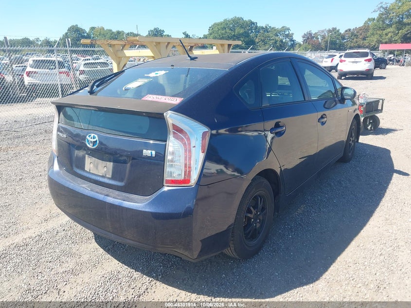TOYOTA PRIUS 2013 VIN JTDKN3DU7D0352913