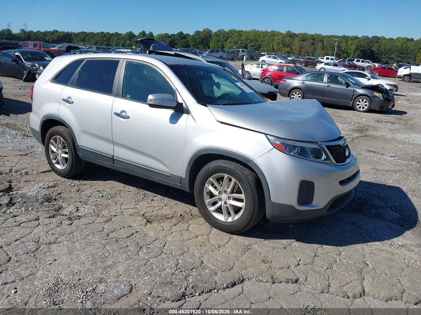 Vin: 5xykt3a60eg508622, lot: 46802119, kia sorento lx 2014 img_1
