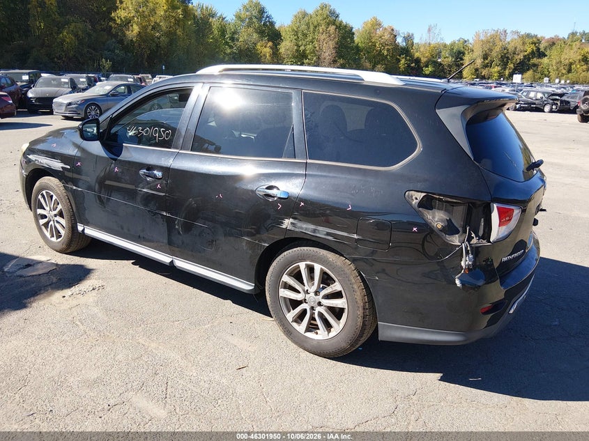 Vin: 5n1ar2mm1fc695806, lot: 46802148, nissan pathfinder s 20153