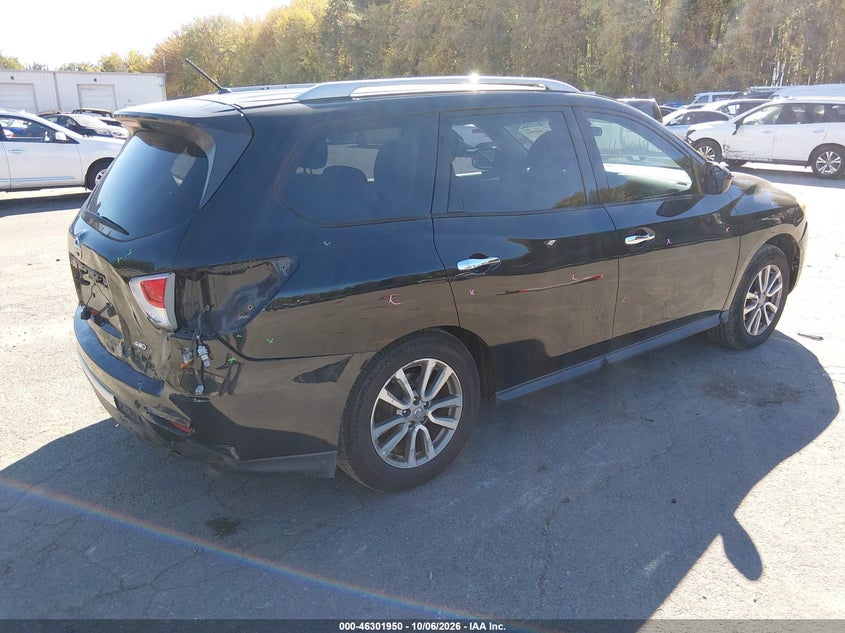 Vin: 5n1ar2mm1fc695806, lot: 46802148, nissan pathfinder s 20154