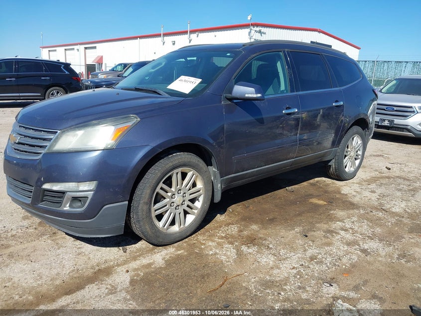 Vin: 1gnkvgkd7dj221475, lot: 46802152, chevrolet traverse 1lt 20132