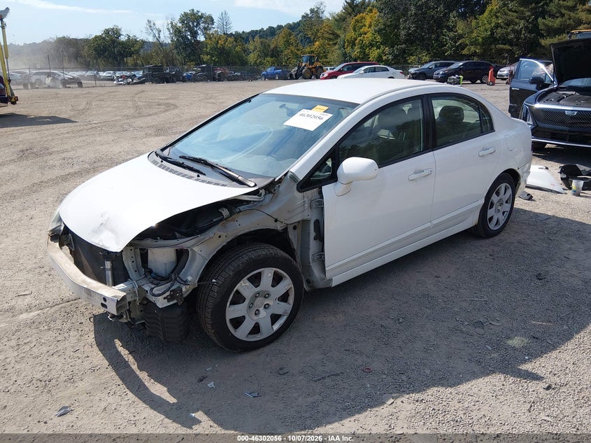 Vin: 2hgfa1f59ah557097, lot: 46802255, honda civic lx 20102