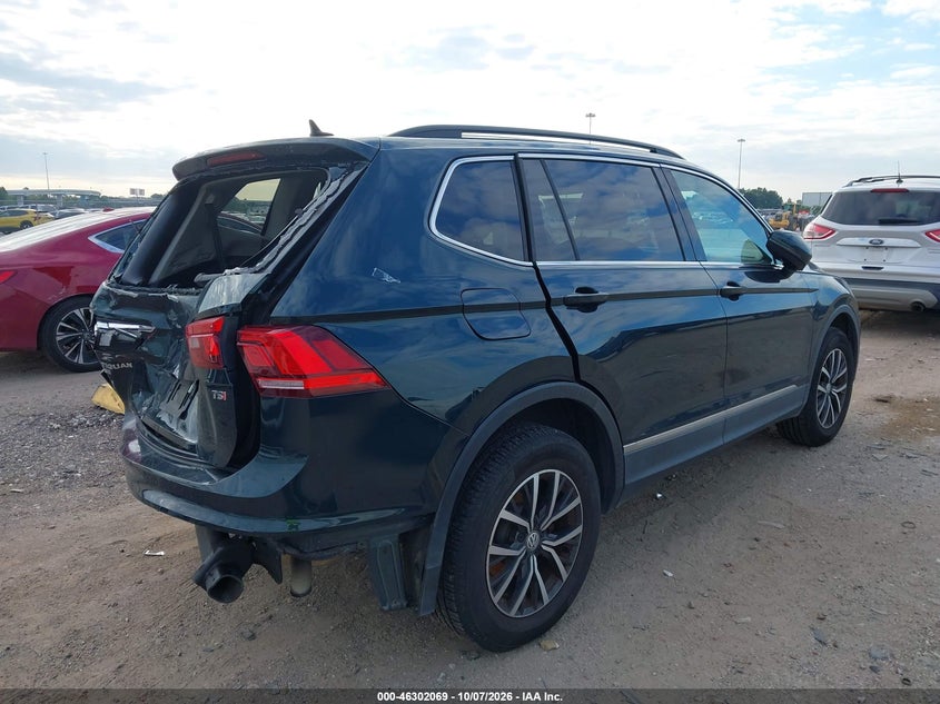 Vin: 3vv3b7ax5jm191670, lot: 46802268, volkswagen tiguan 2.0t se/2.0t sel 20184