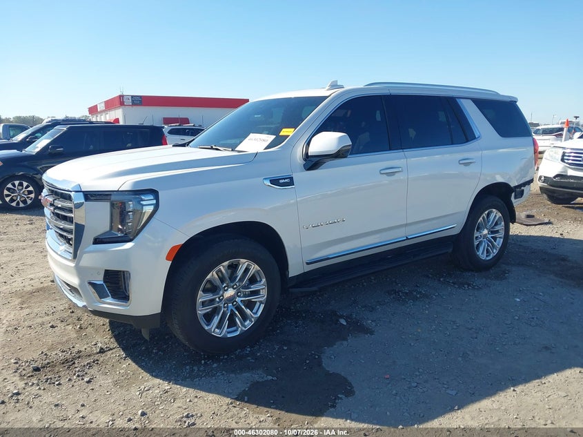 Vin: 1gks1bkd2pr441673, lot: 46802279, gmc yukon 2wd slt 20232