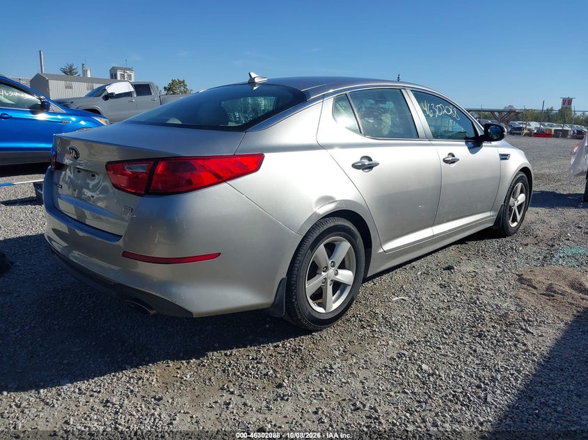 Vin: 5xxgm4a71fg369382, lot: 46802287, kia optima lx 20154