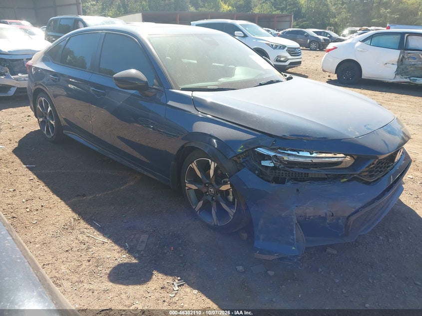 Vin: 2hgfe4f81sh340869, lot: 46802309, honda civic hybrid sport/sport touring 2025 img_1