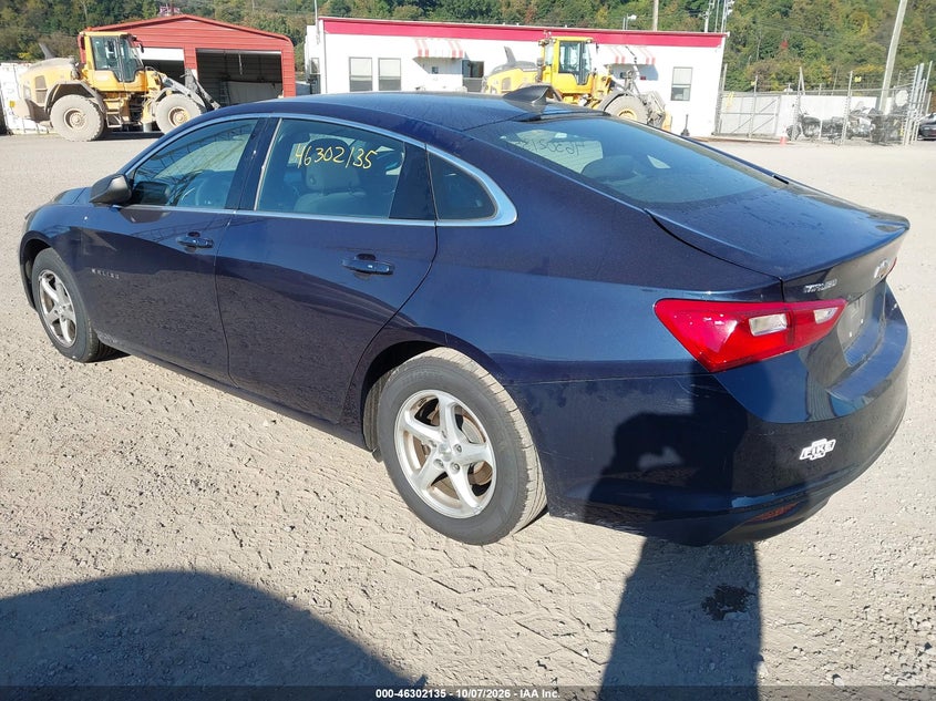 Vin: 1g1zb5st2gf338764, lot: 46802334, chevrolet malibu ls 20163