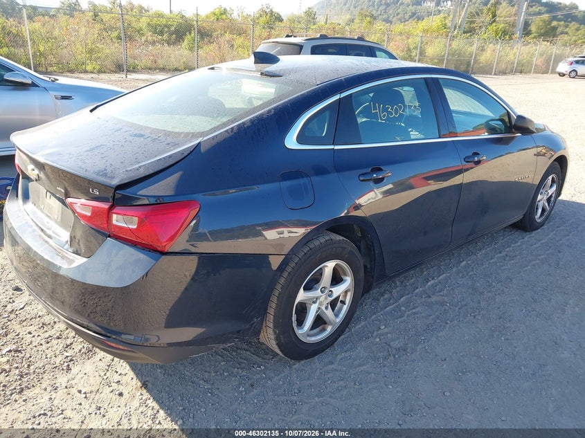 Vin: 1g1zb5st2gf338764, lot: 46802334, chevrolet malibu ls 20164