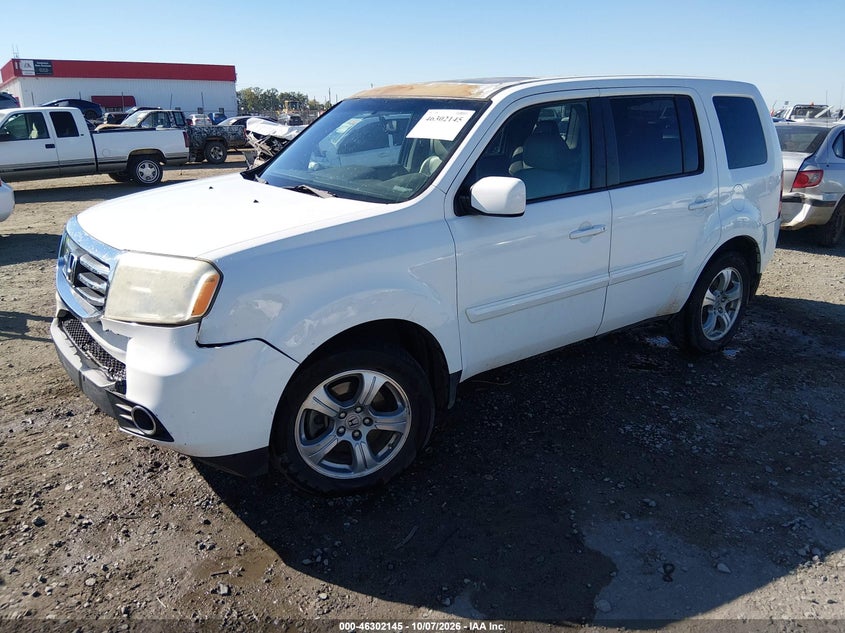 Vin: 5fnyf3h69db009430, lot: 46802344, honda pilot ex-l 20132
