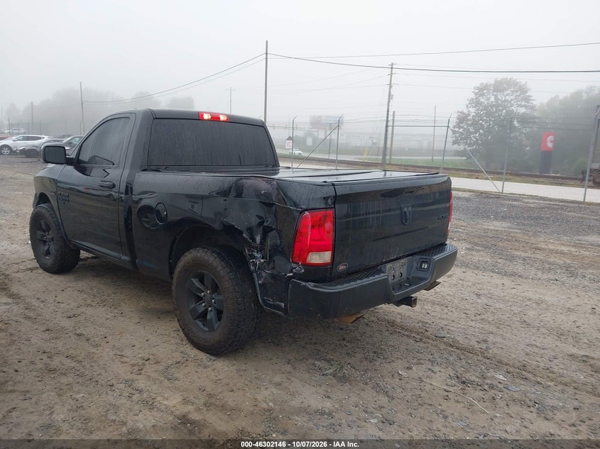 Vin: 3c6jr7atxng312378, lot: 46802345, ram 1500 classic tradesman  4x4 6'4 box 20223