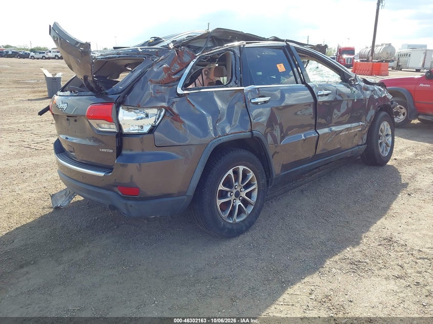 Vin: 1c4rjebg1ec201939, lot: 46802362, jeep grand cherokee limited 20144