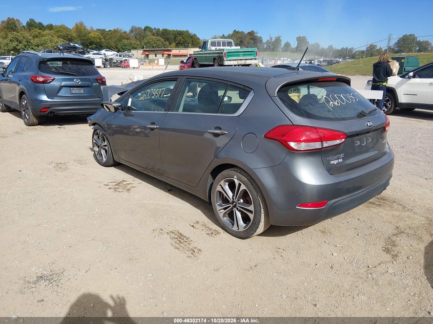 Vin: knafx5a83g5588686, lot: 46802373, kia forte ex 20163