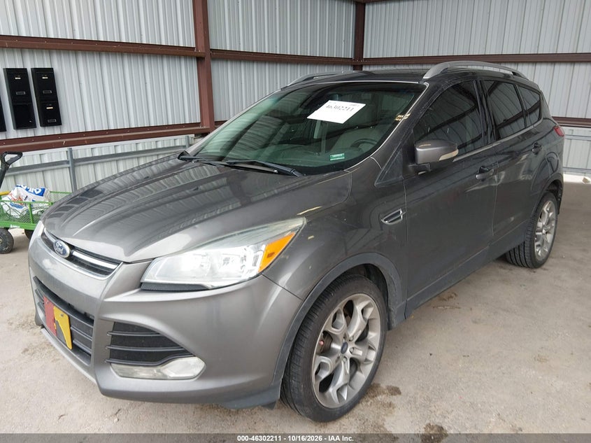 Vin: 1fmcu0jx7eua13059, lot: 46802410, ford escape titanium 20142