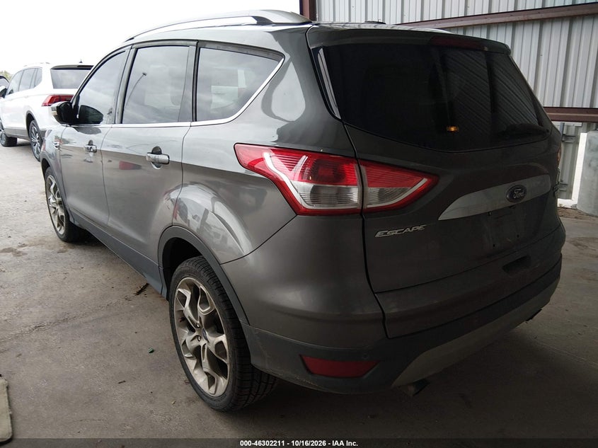 Vin: 1fmcu0jx7eua13059, lot: 46802410, ford escape titanium 20143