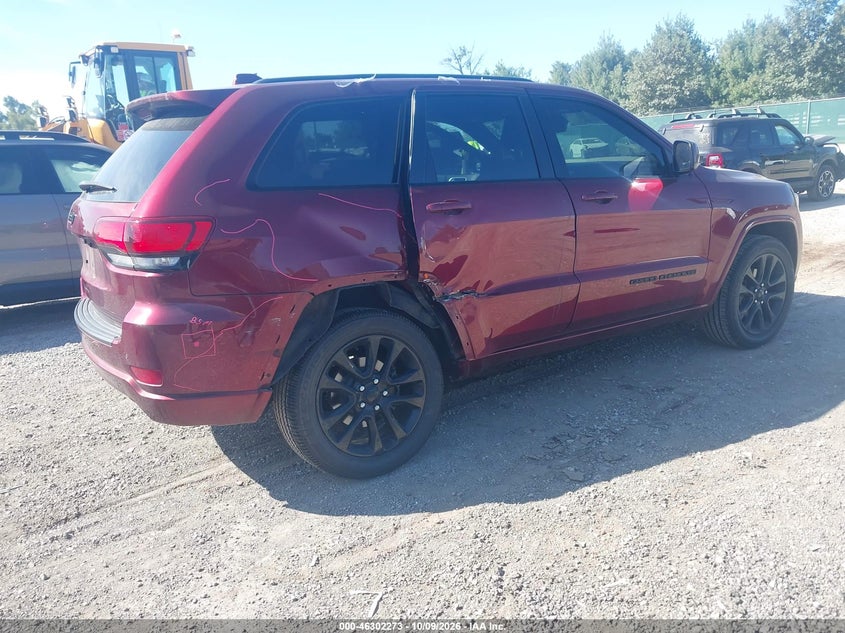 Vin: 1c4rjfag1kc845055, lot: 46802472, jeep grand cherokee altitude 4x4 20194