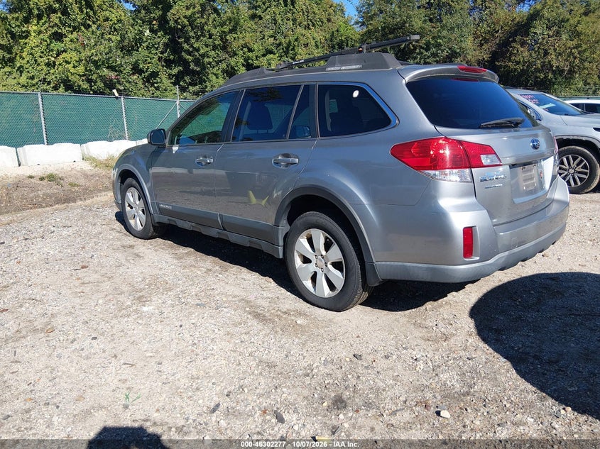 SUBARU OUTBACK 2011 VIN 4S4BRBGC8B3373777