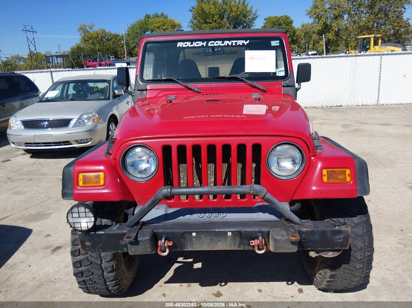 JEEP WRANGLER 2000 VIN 1J4FA49S4YP713824