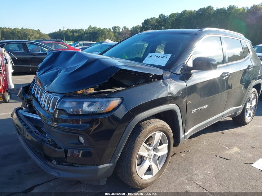 JEEP COMPASS 2022 VIN 3C4NJCBB9NT106587