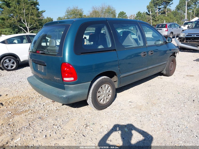 CHRYSLER VOYAGER 2000 VIN 2C4FJ25B6YR852755