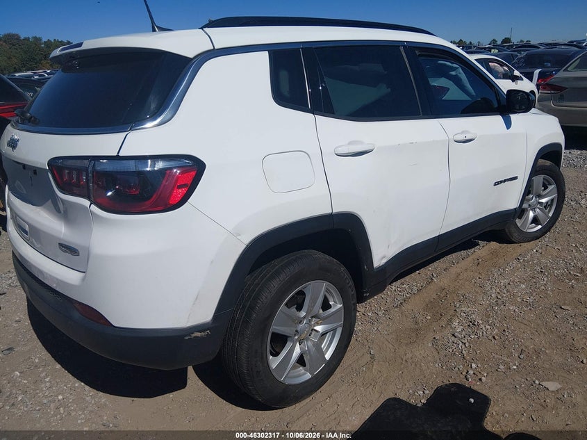 Vin: 3c4njdbb2nt170718, lot: 46802516, jeep compass latitude 4x4 20224