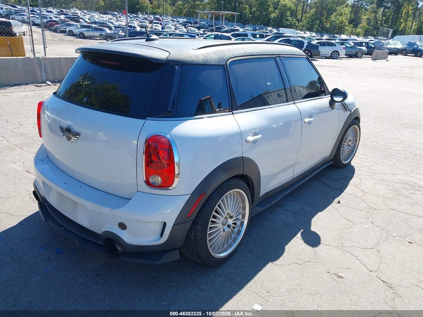 Vin: wmwzc5c59cwm13116, lot: 46802524, mini cooper s countryman 20124