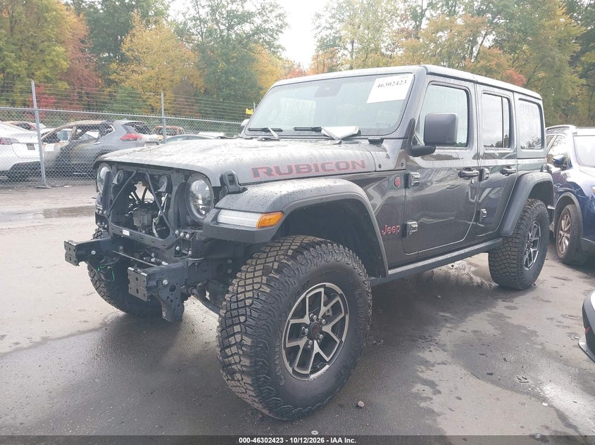 Vin: 1c4pjxfg0rw307638, lot: 46802622, jeep wrangler 4-door rubicon 4x4 20242