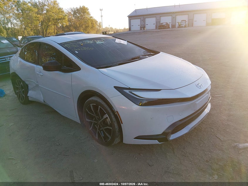 Vin: jtdacacu5s3043850, lot: 46802623, toyota prius plug-in hybrid xse 20251