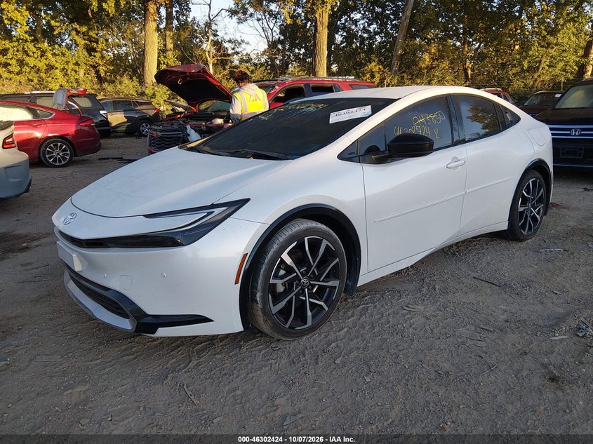 Vin: jtdacacu5s3043850, lot: 46802623, toyota prius plug-in hybrid xse 20252