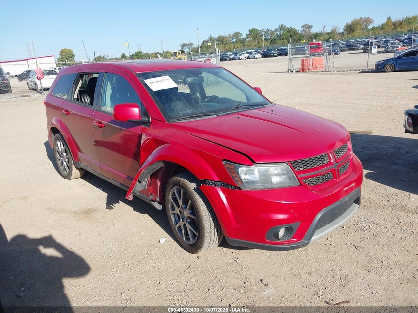 Vin: 3c4pdceg2gt238245, lot: 46802629, dodge journey r/t 20161