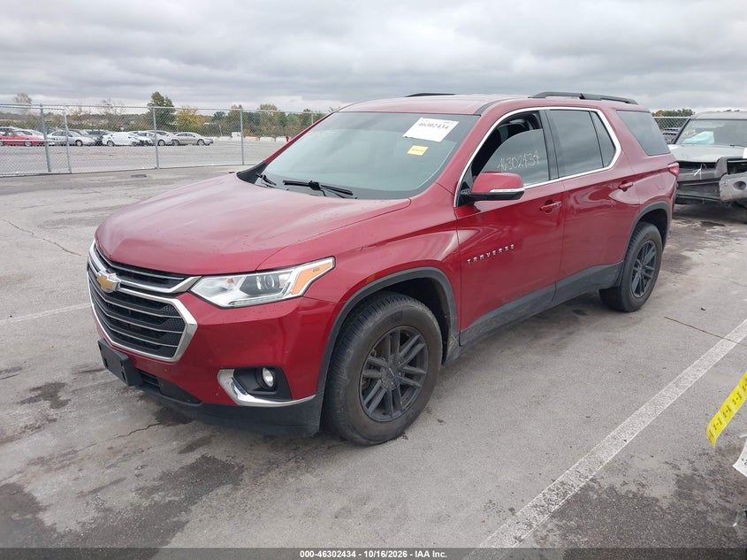 2019 Chevrolet Traverse 1Lt, Right Side, IAAI, VIN 1GNERGKW6KJ257125 — photo 2