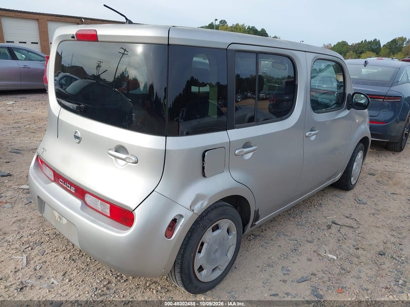 NISSAN CUBE 2010 VIN JN8AZ2KR5AT167461